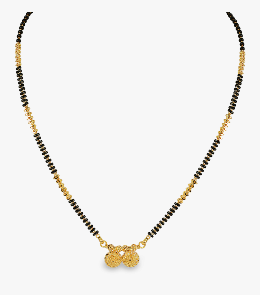 Transparent Gold Necklace Clipart - Necklace, Transparent Clipart