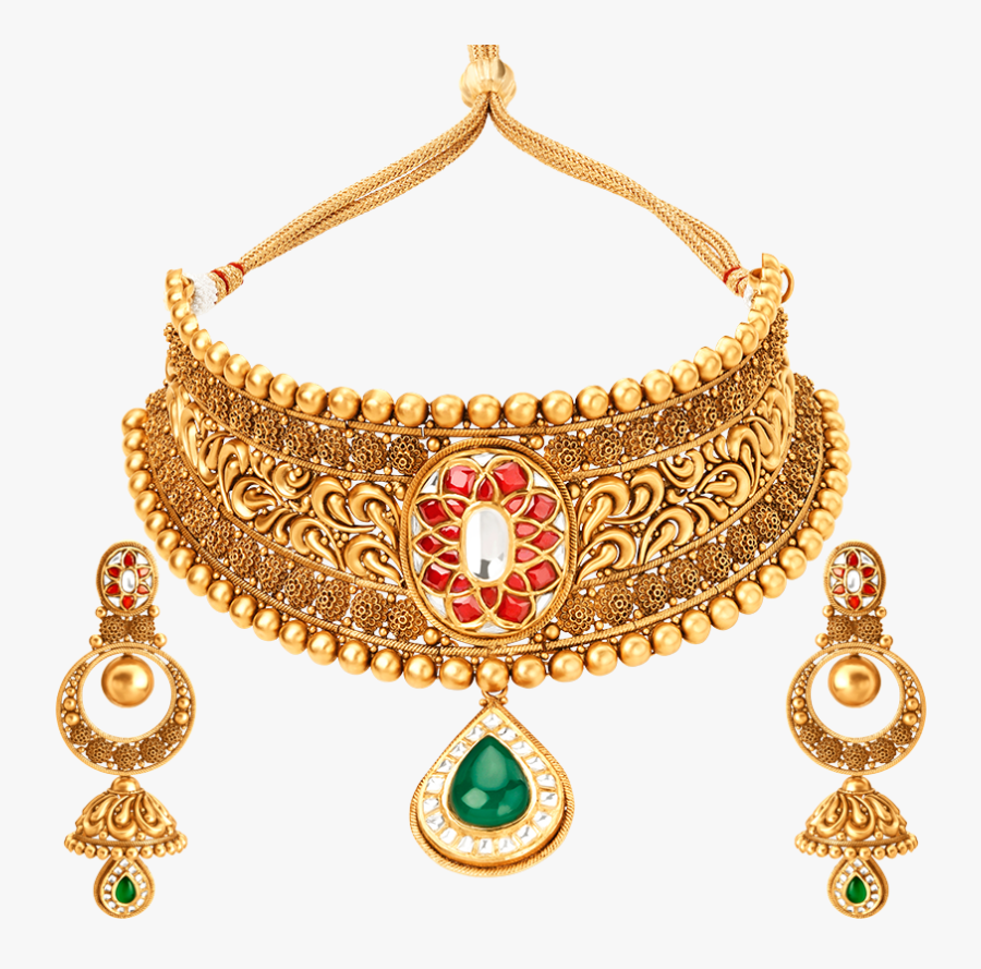 Transparent Gold Jewelry Clipart - Gold Jewellery, Transparent Clipart