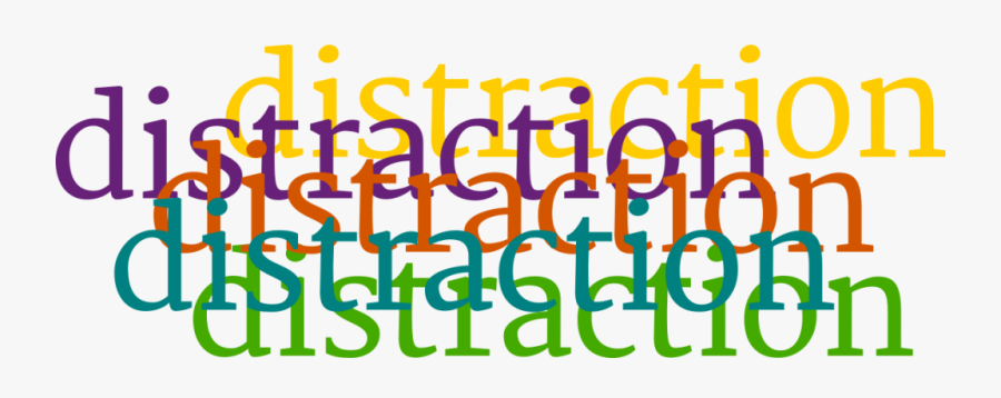 Mental Thoughts On Getting Going Again - Clip Art Distractions, Transparent Clipart