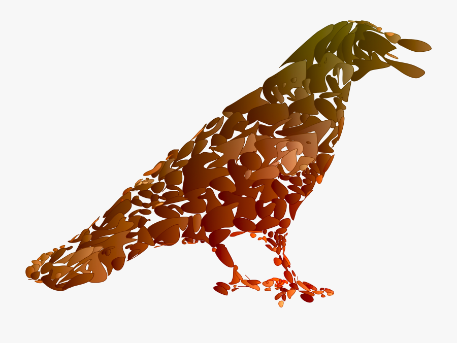 Crow07png - Chicken, Transparent Clipart