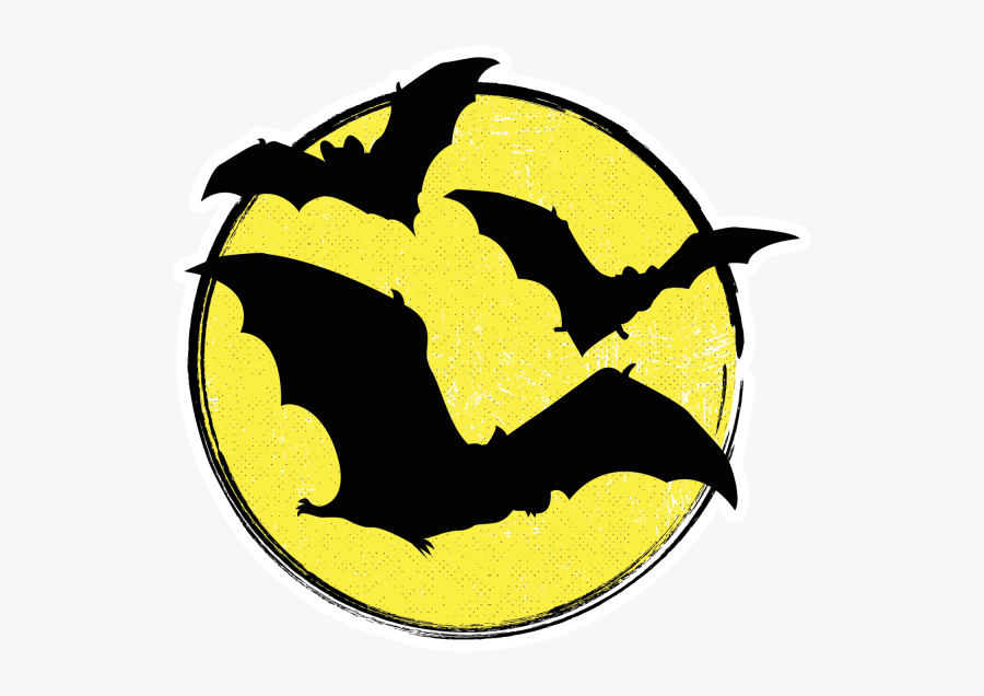 Halloween Bats Sticker - Halloween Bats, Transparent Clipart