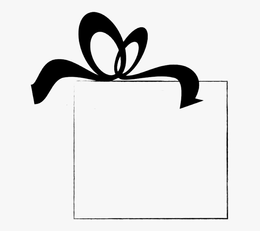 Gift Silhouette Vector, Transparent Clipart