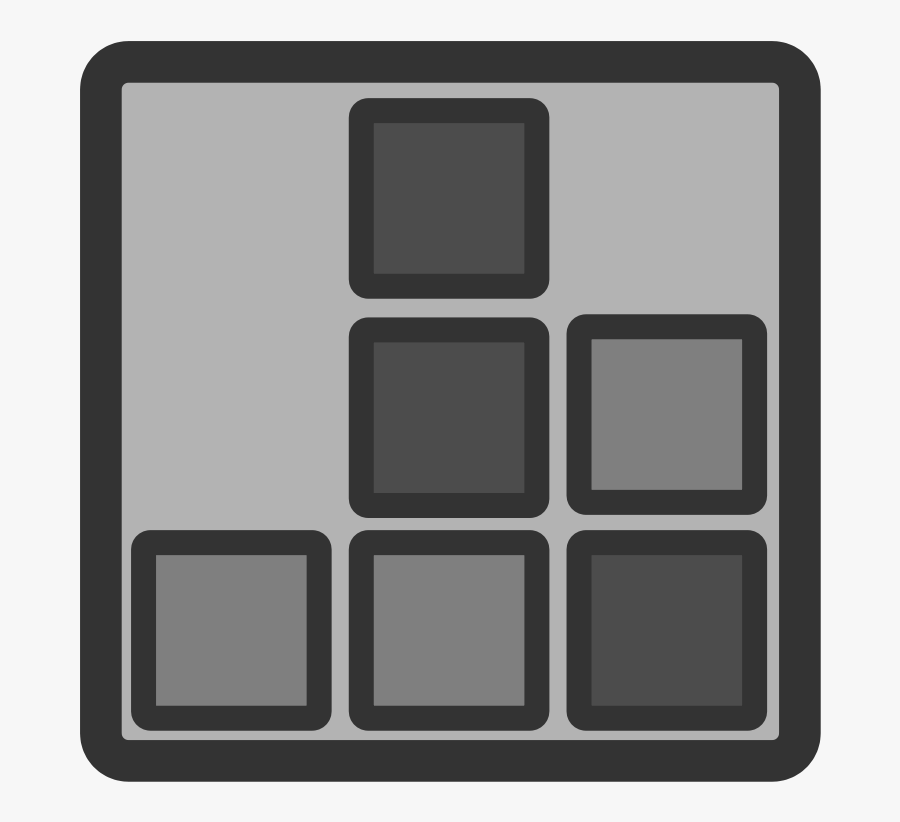 Black Square Public Domain, Transparent Clipart