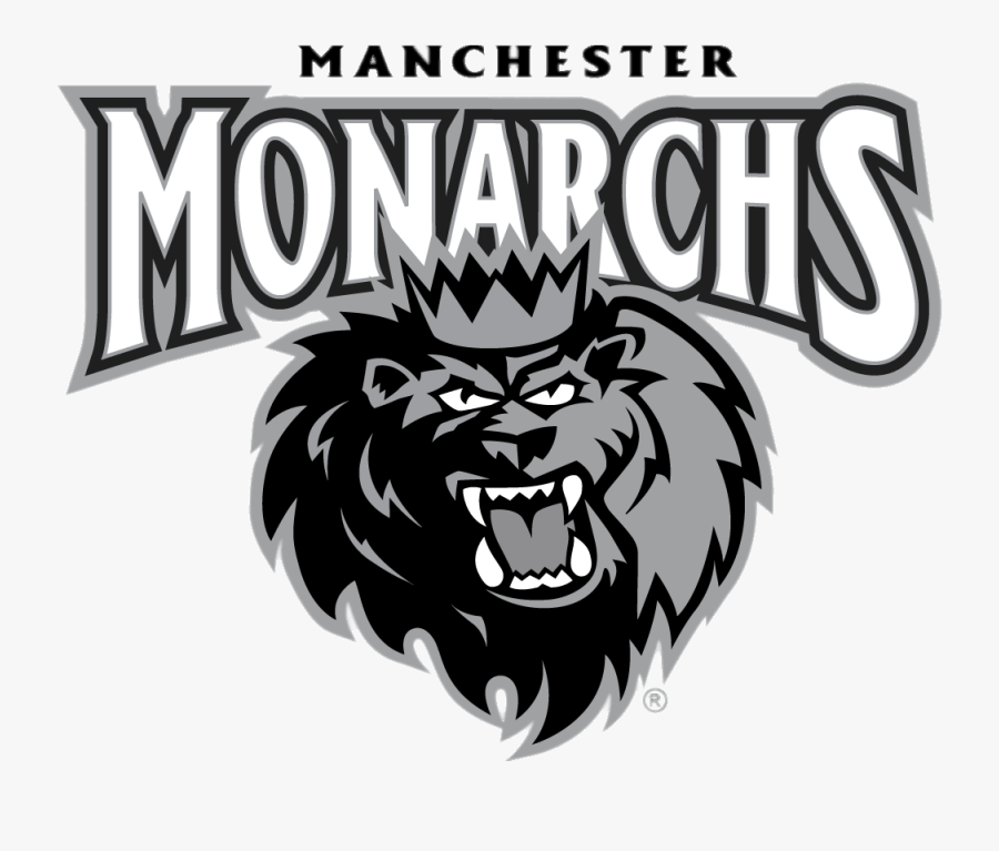 Logo,roar,fictional Character,black And Art - Manchester Monarchs Echl Logo, Transparent Clipart