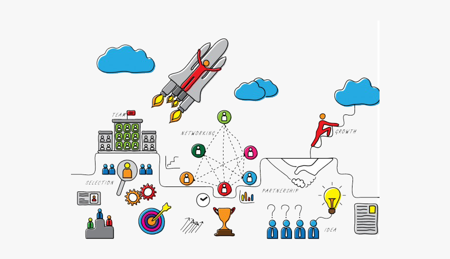 Company Doodle, Transparent Clipart