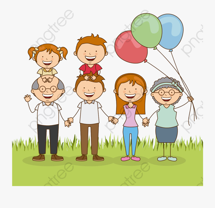 Family Png Cartoon - Cute Family Png, Transparent Clipart