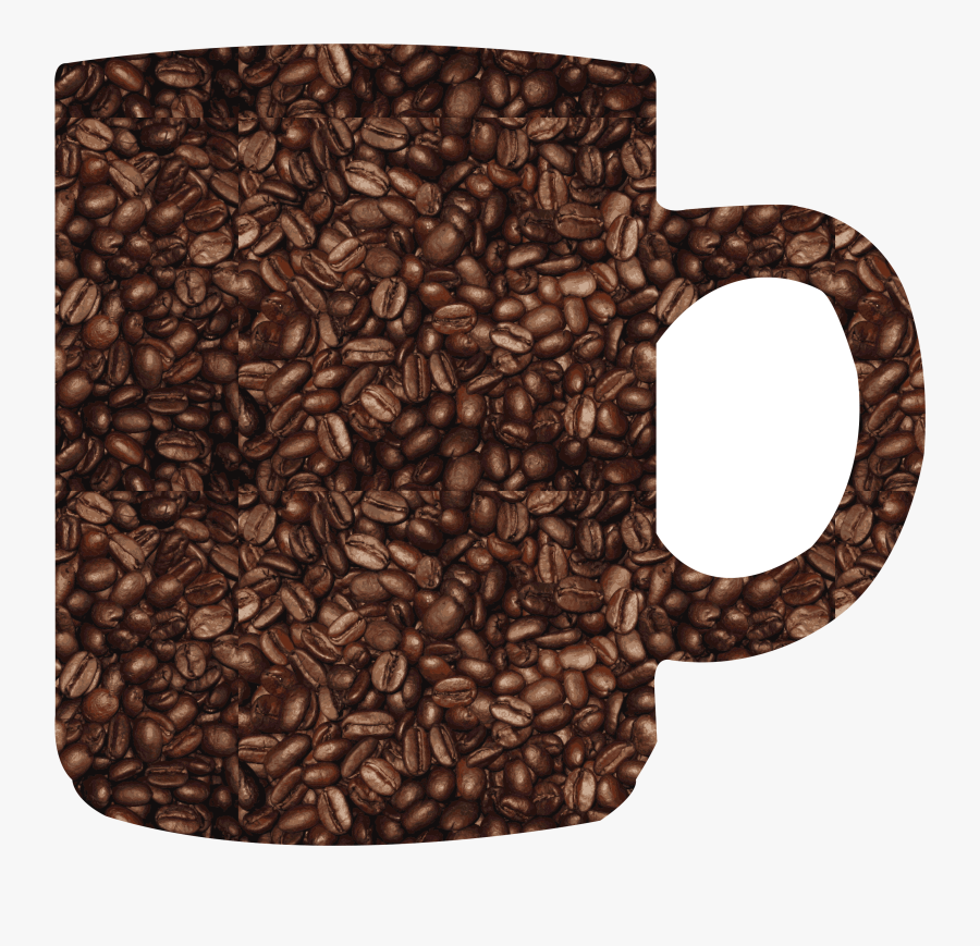 Coffee Bean Coffee Cup, Transparent Clipart