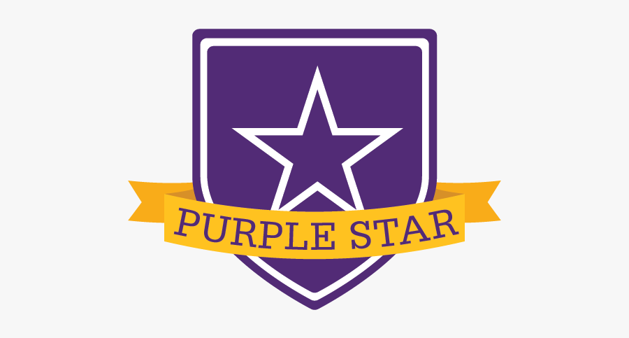 Purple Star Award, Transparent Clipart