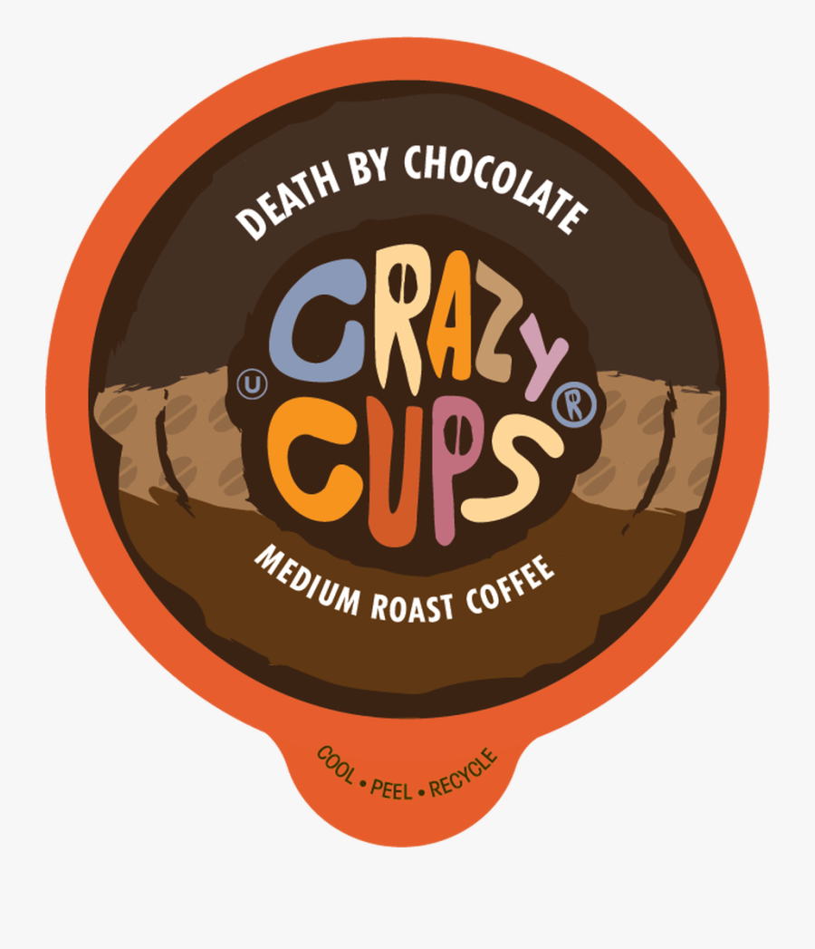 Crazy Cups Death By Chocolate Flavored Coffee Single - Illustration, Transparent Clipart