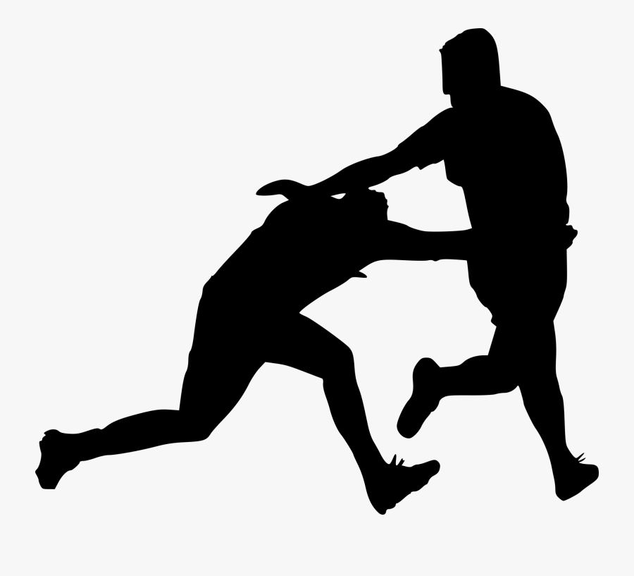 12 Rugby Silhouette - Block Basketball, Transparent Clipart