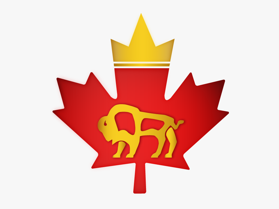 Transparent Donut Emoji Png - Canadian Maple Leaf On Flag, Transparent Clipart