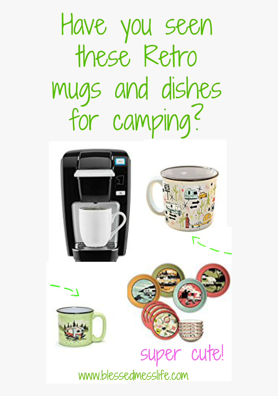 Transparent Retro Camper Clipart - Cup, Transparent Clipart