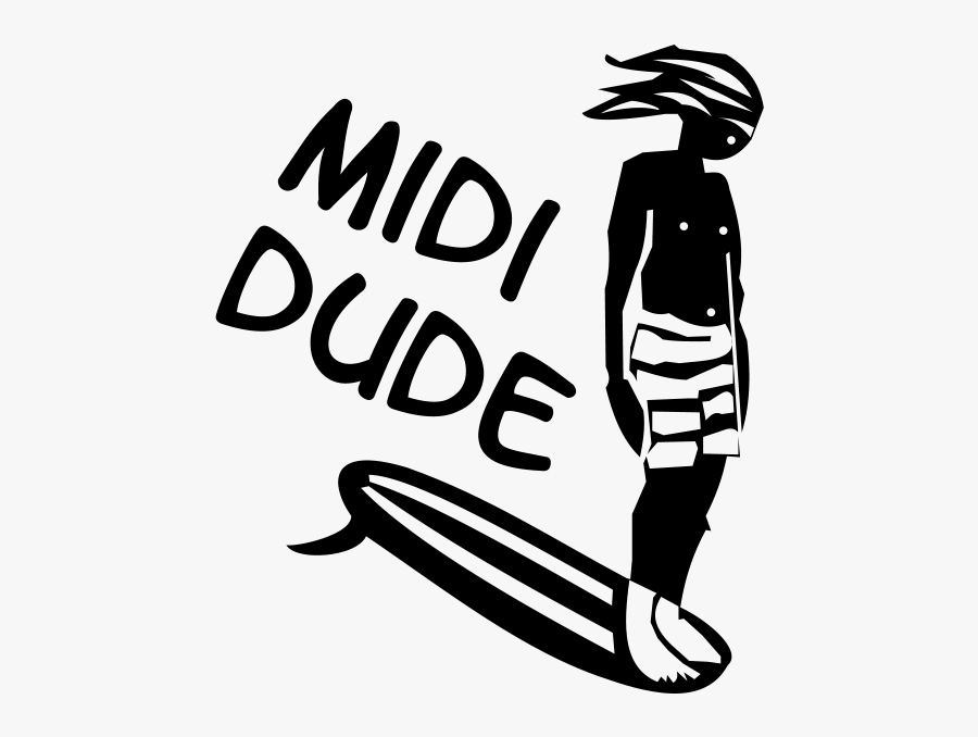 Single Fin Surfboard Draw, Transparent Clipart