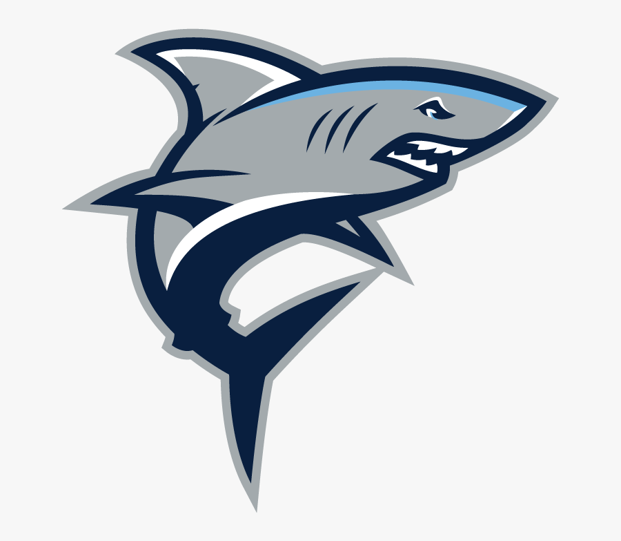 Vector Sharks Calligraphy - Colgan High School Logo, Transparent Clipart