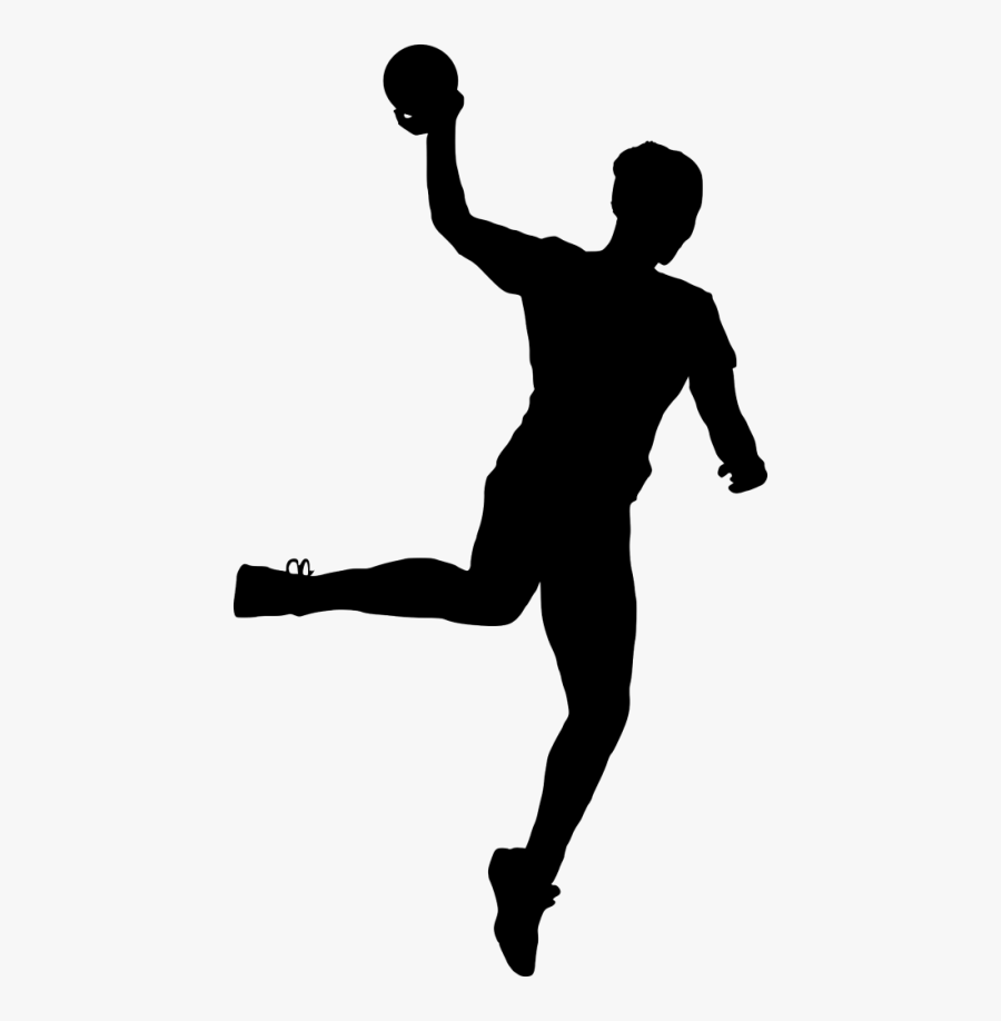 Sport Handball Silhouette Png - Transparent Sports Silhouette Png, Transparent Clipart