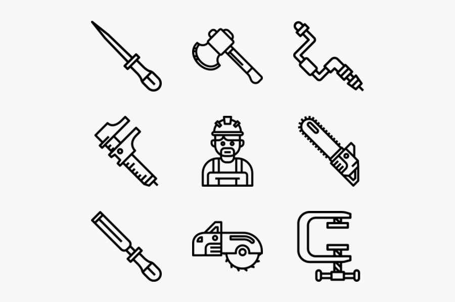 Carpenter - Carpenter Icons, Transparent Clipart