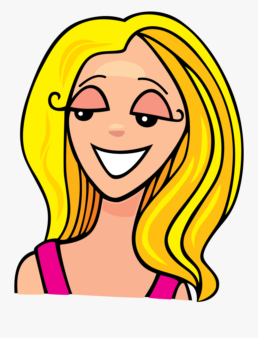 Thumb Image - Cartoon Characters Blonde Hair Female, Transparent Clipart