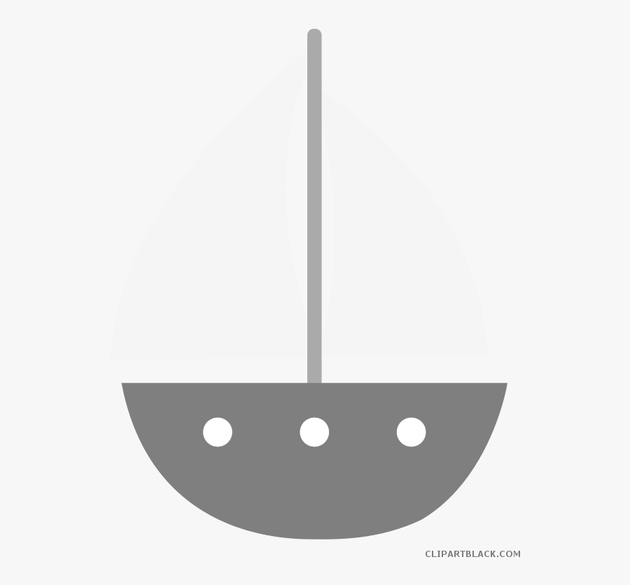 Boats Clipart Black And White - Boat Icon Cute, Transparent Clipart