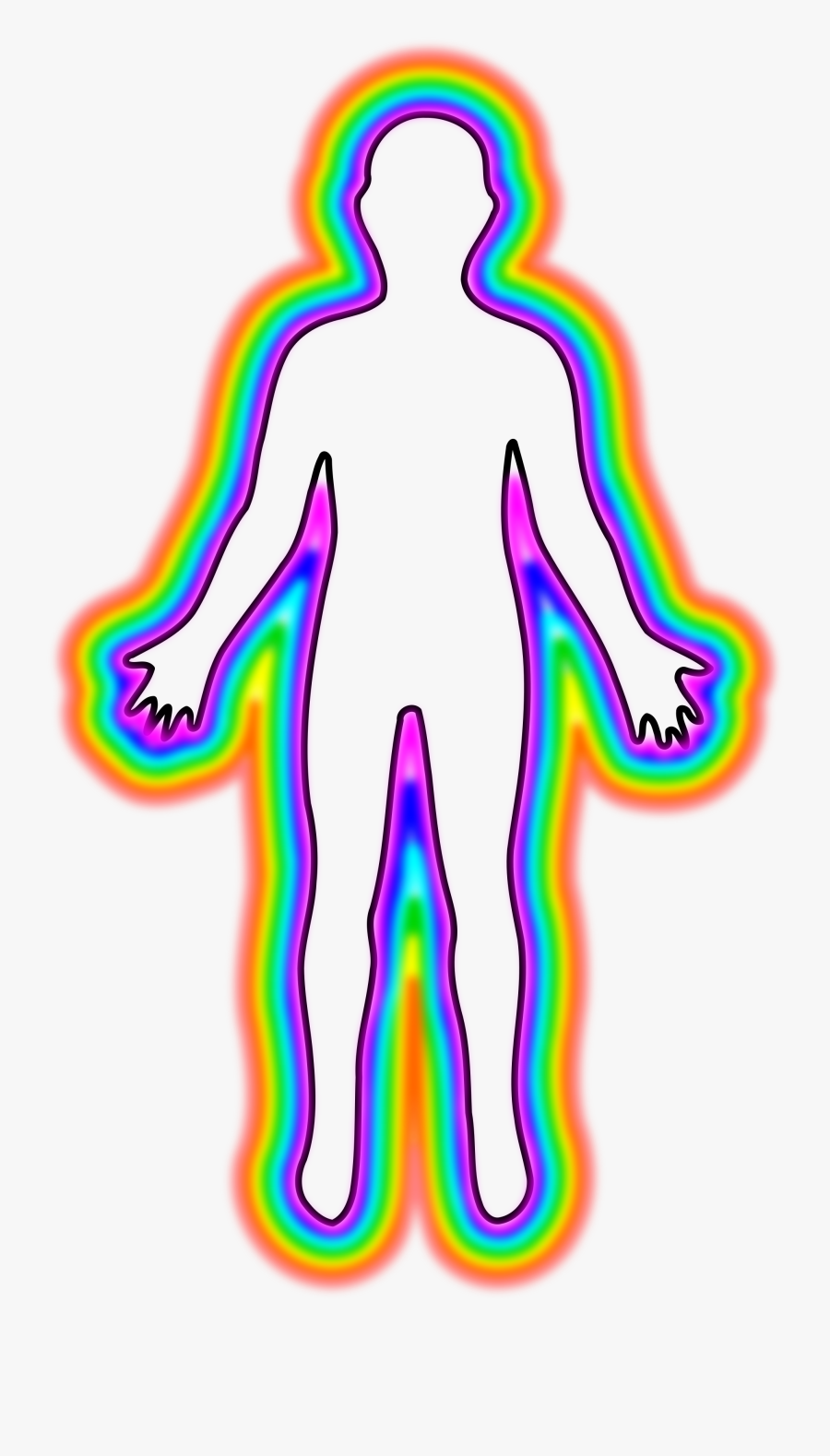 Human Body Outline Transparent, Transparent Clipart