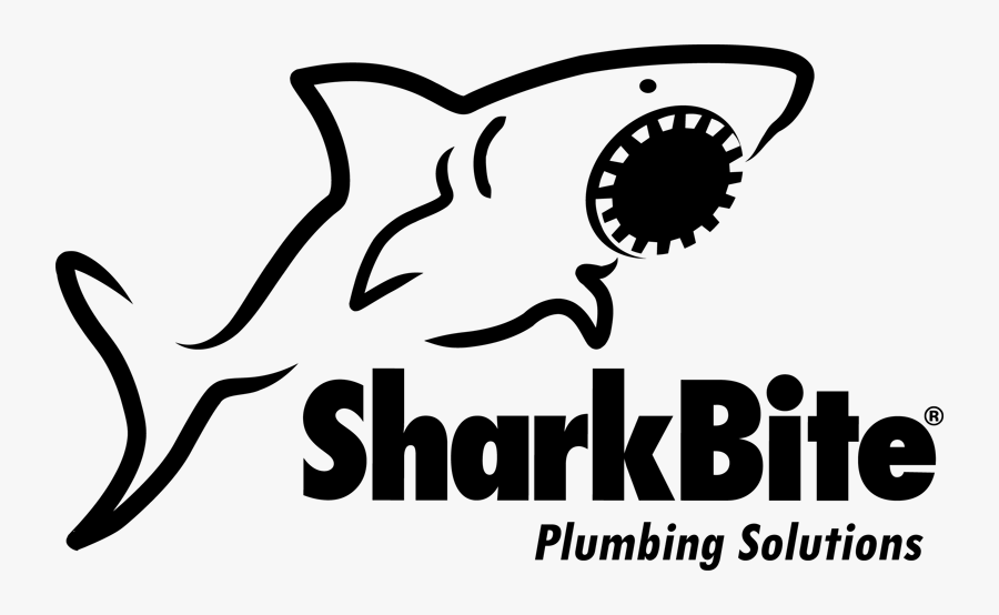 Shark Bite Fittings Logo, Transparent Clipart