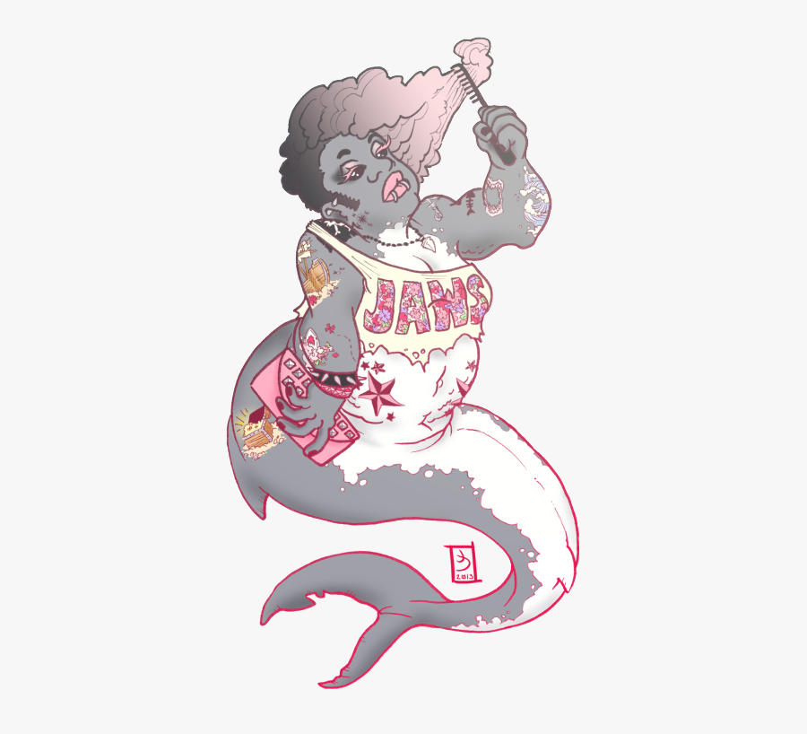 Illustration Art Spikes Piercings Tattoos Shark Studs - Shark Character Design, Transparent Clipart