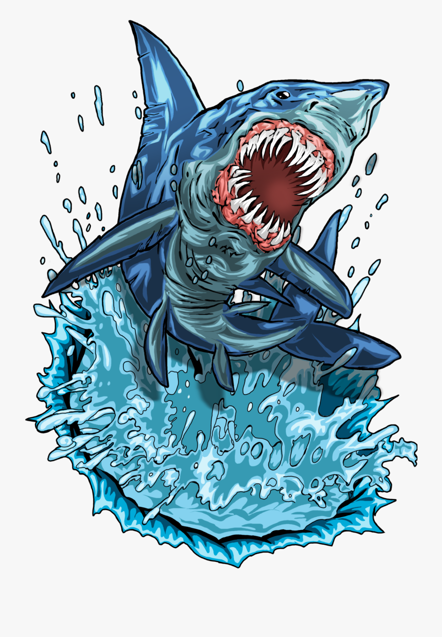 Great White Shark, Transparent Clipart