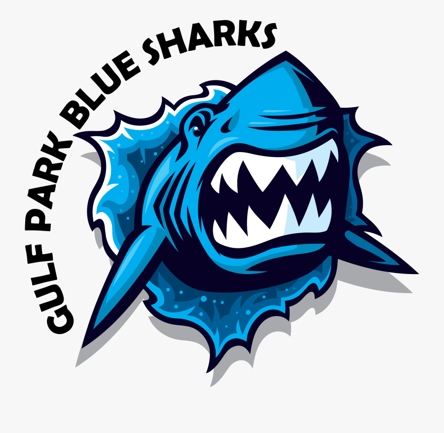 Gulf Park Blue Sharks Logo Logo Sharks , Free Transparent Clipart