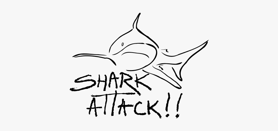 Vector Sharks Basking Shark - Great White Shark, Transparent Clipart