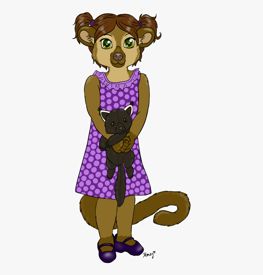 Sweet Little Girl - Cartoon, Transparent Clipart