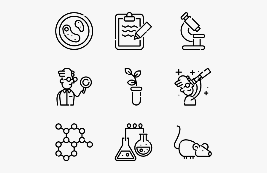Mad Science - Food Icons Png, Transparent Clipart