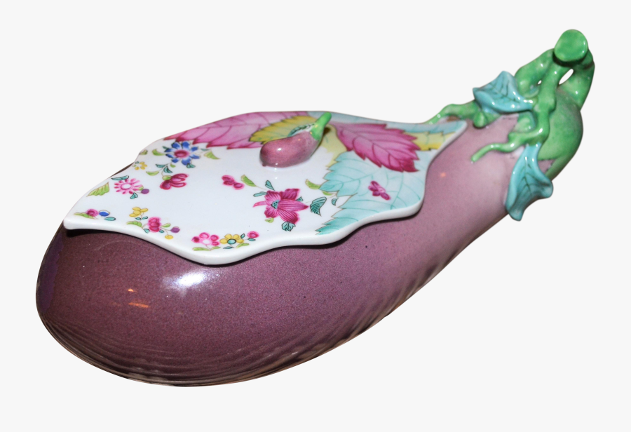 Eggplant Clipart Pretty Leaf, Transparent Clipart