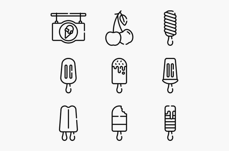 Ice Cream Shop, Transparent Clipart