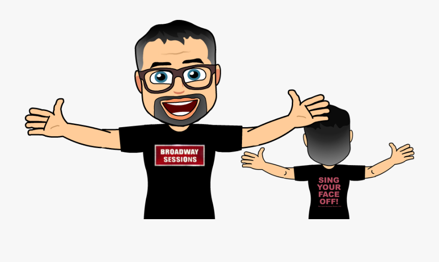 Sing Clipart Broadway Singer - Cartoon, Transparent Clipart