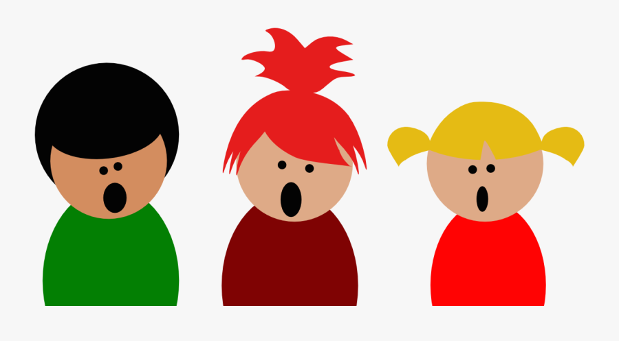 Clipart Children Singing, Transparent Clipart