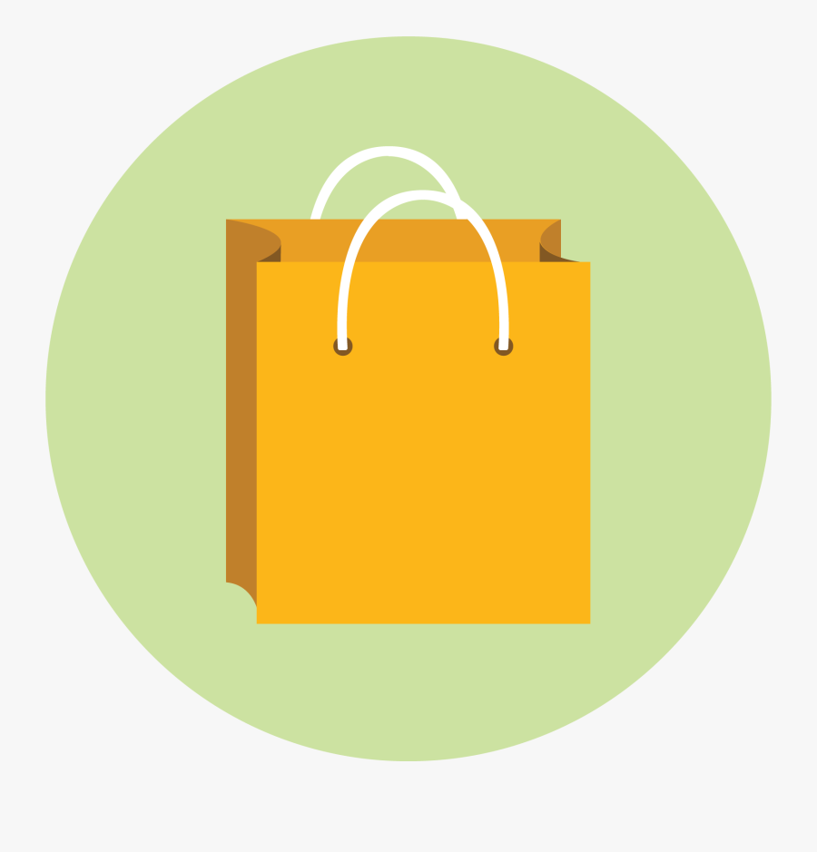 Shopping Bag, Transparent Clipart