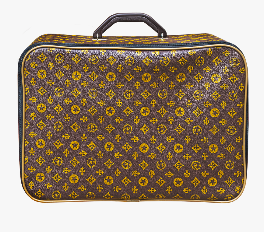 Luggage, Vintage, Transport, Storage, Nostalgia - Louis Vuitton Alma Damier Ebène, Transparent Clipart