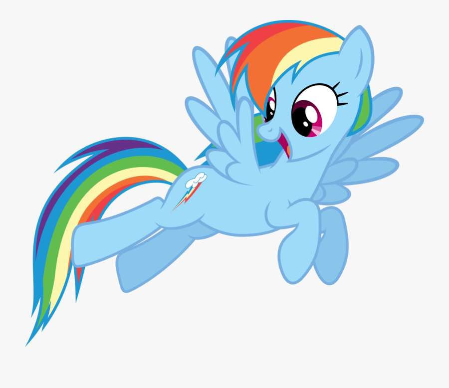 My Little Pony Rainbow Dash Png, Transparent Clipart