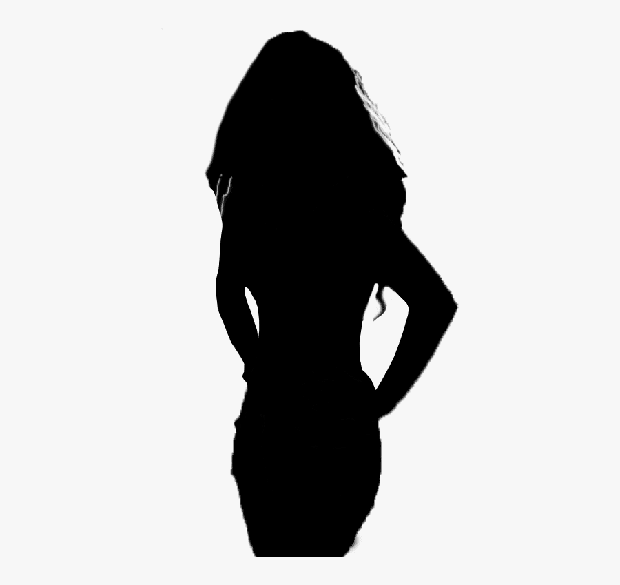 Black & White - Silhouette, Transparent Clipart