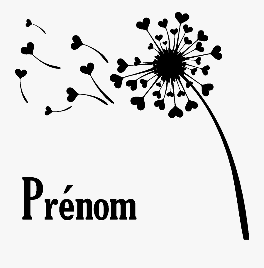 Heart Dandelion Transparent Background, Transparent Clipart