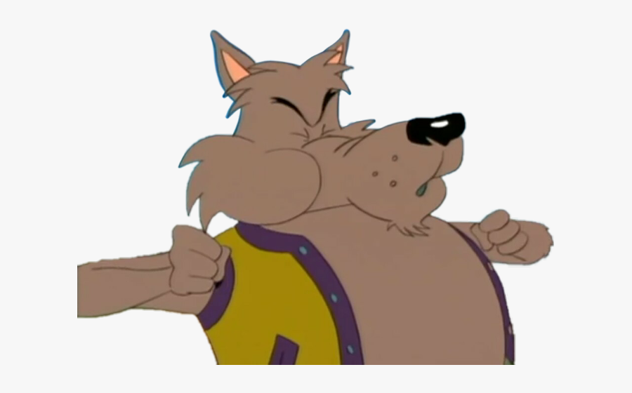 Wolf Badwolf Animal Blow Blowing Freetoedit - Cartoon, Transparent Clipart
