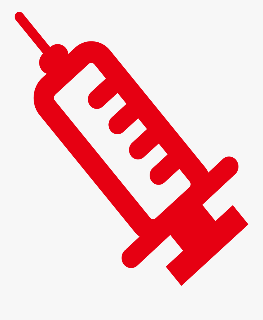 Vector Syringe Red Medical Symbol - Hepatitis B Clipart , Free ...