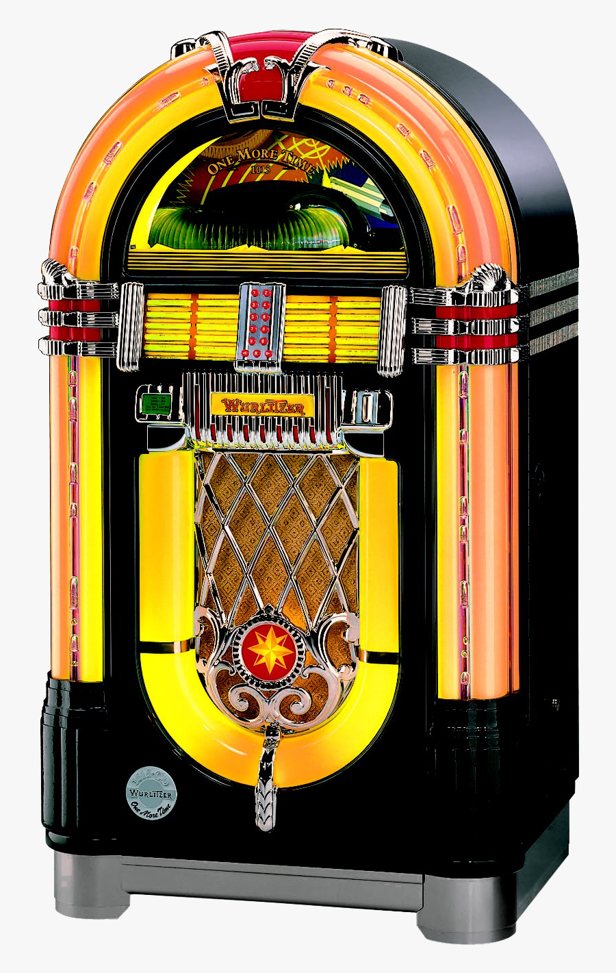 Wurlitzer Jukebox, Transparent Clipart