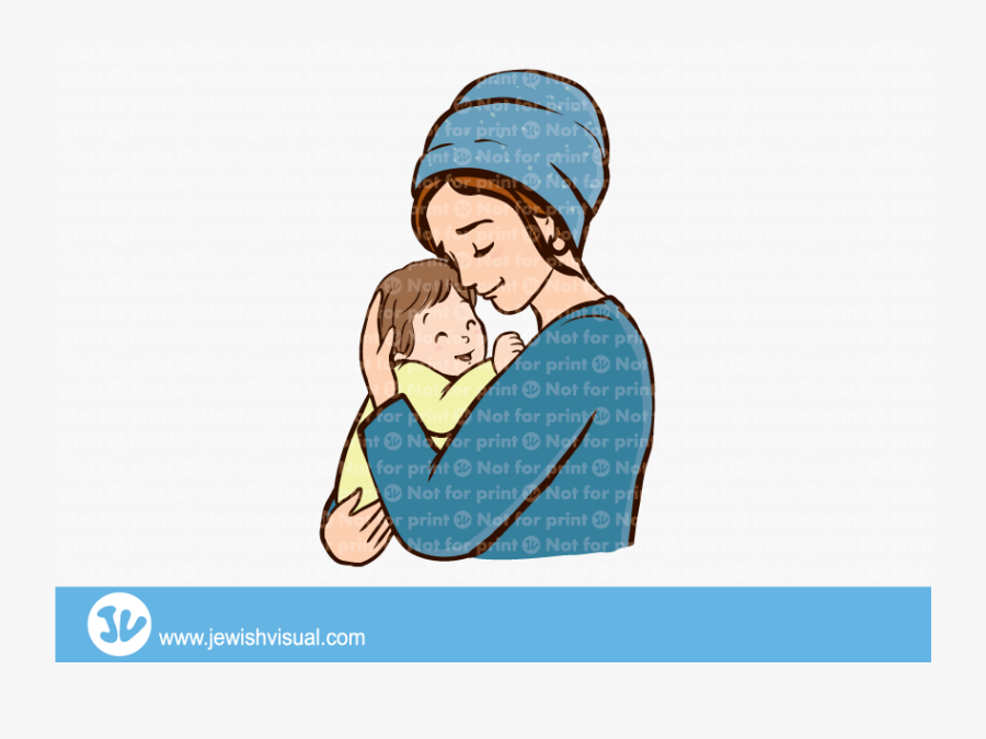 אמא עם תינוק, Transparent Clipart