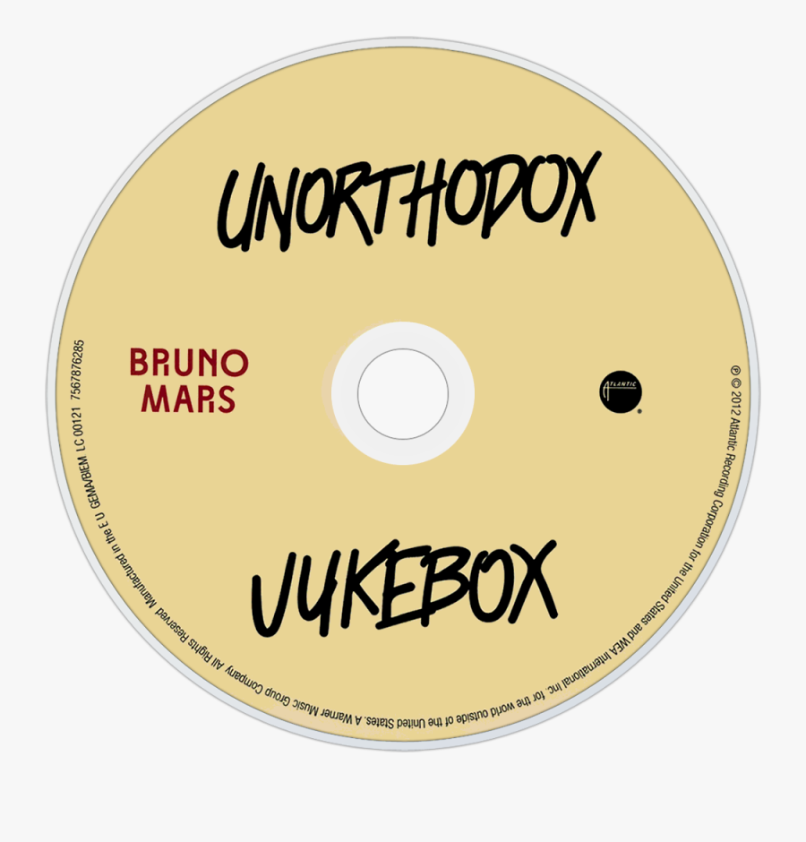 Cdart Artwork - Bruno Mars Cd Label, Transparent Clipart