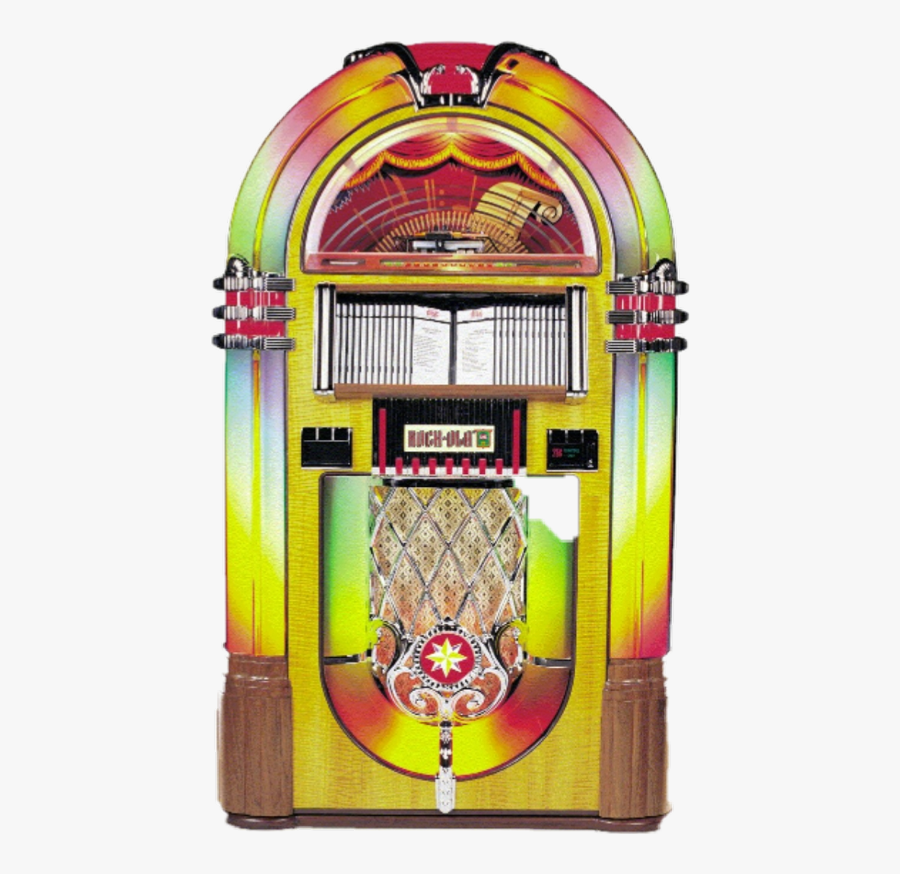 Mysticker Jukebox 1950s 1960s Freetoedit - Rock Ola Bubbler Jukebox, Transparent Clipart