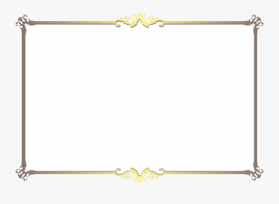 Clip Art De Casamento Dourado Kordur - Fundo Para Convite De Casamento, Transparent Clipart