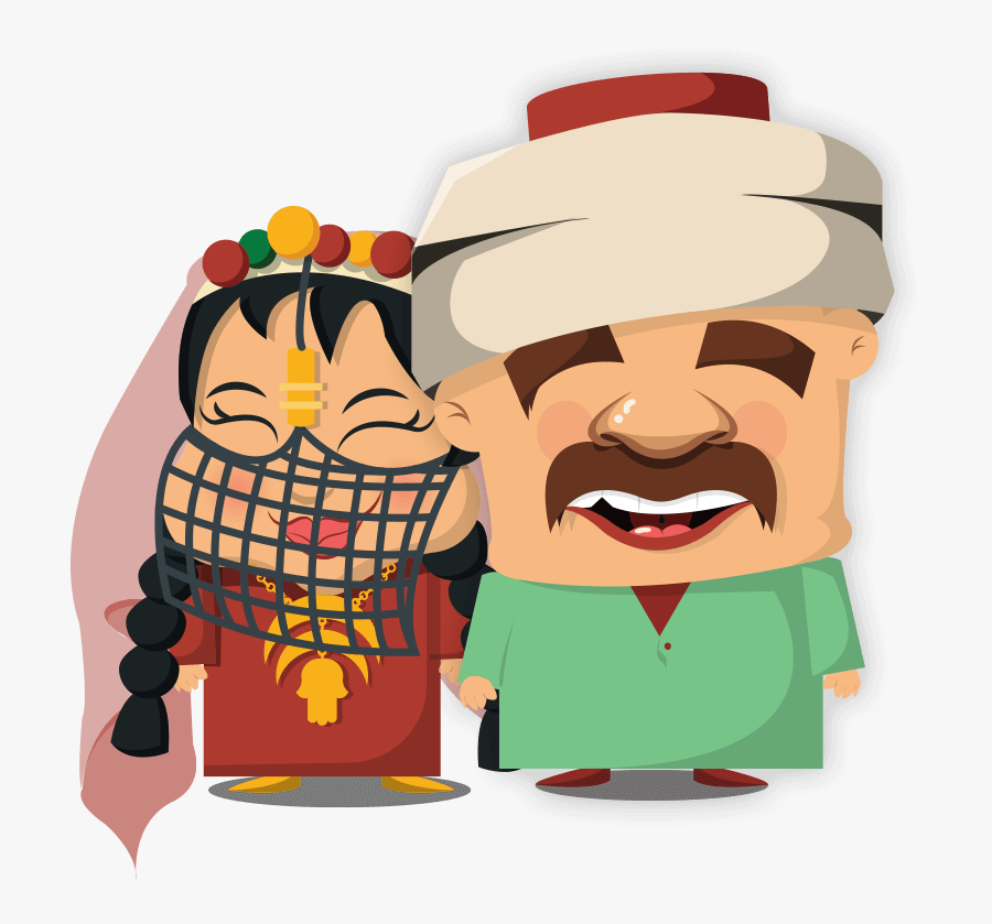 36 Illustration Funny Arab Characters For Designers - Egyptian Cartoon Characters Png, Transparent Clipart