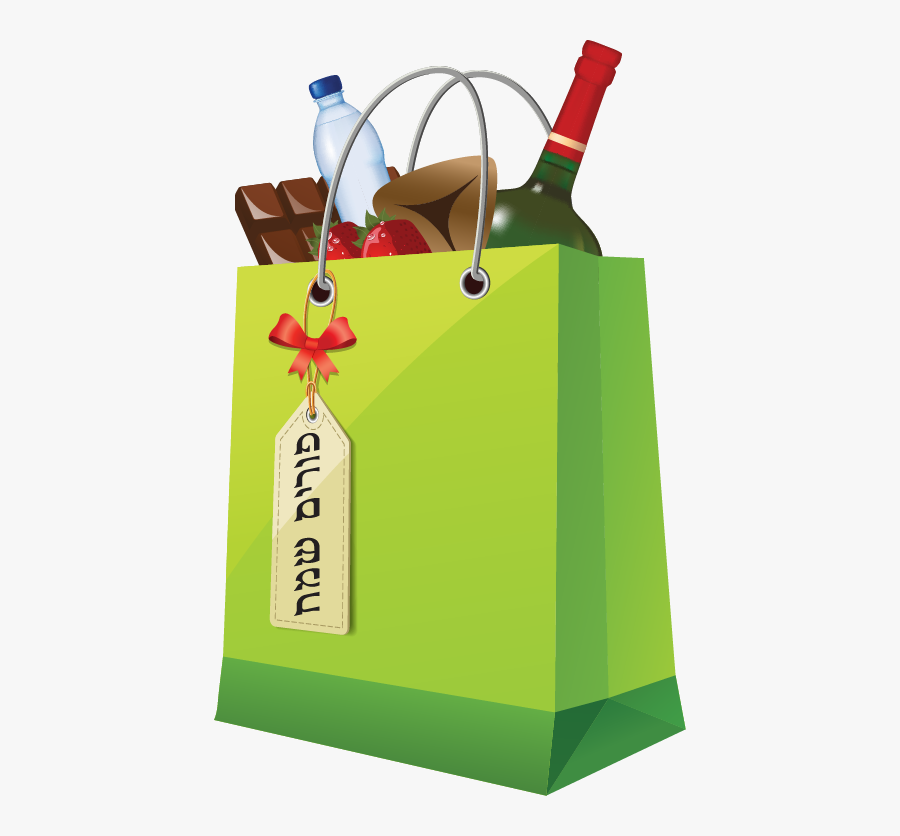 Purim Clipart Meal - Cute Shopping Clipart, Transparent Clipart