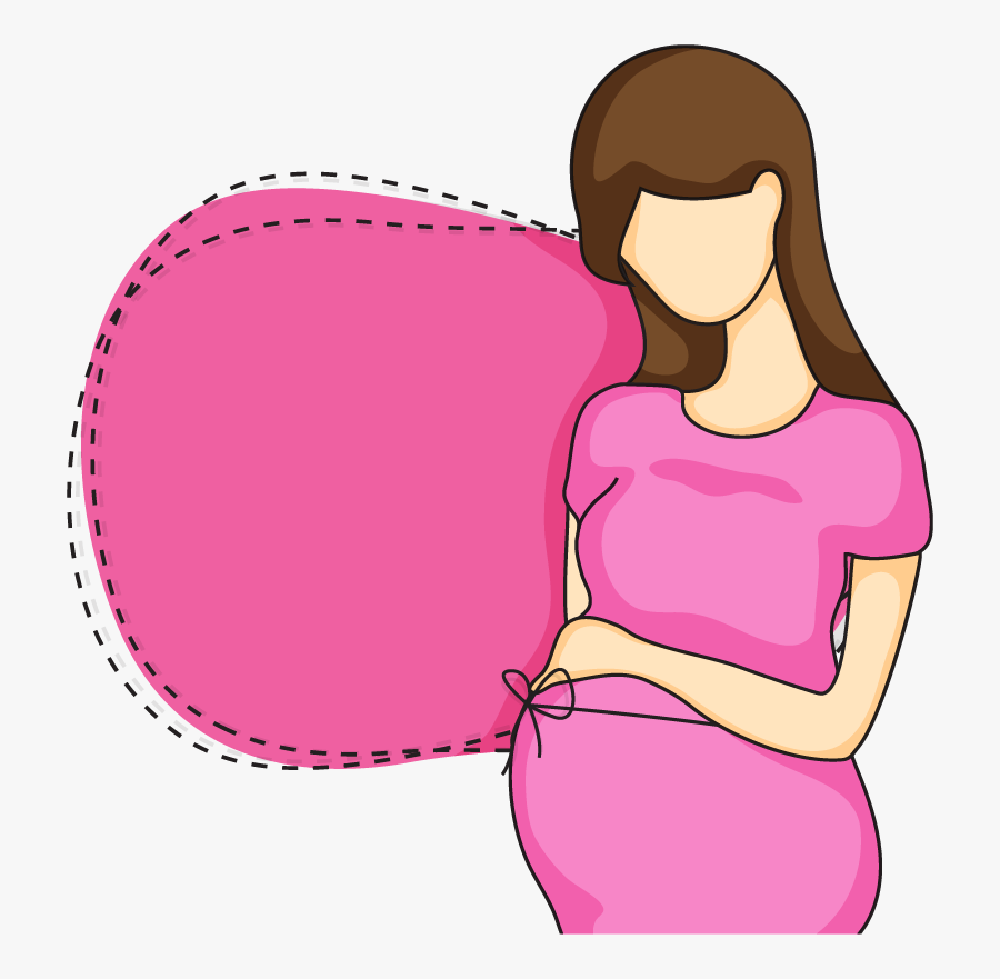 Pregnancy Woman Illustration - Gifts For Pregnant Ladies India, Transparent Clipart