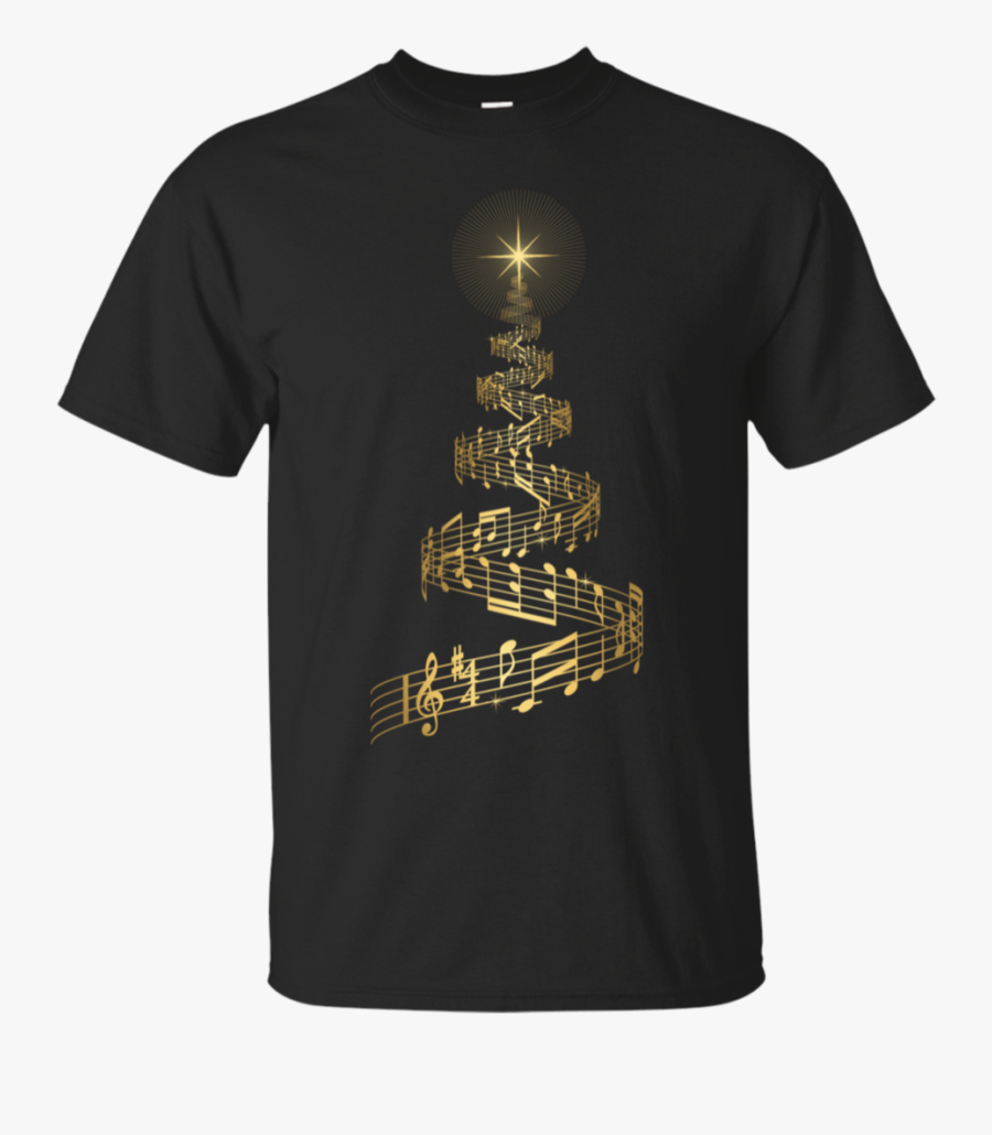 Music Note Christmas Tree Xmas Music Lover T-shirt - Logo De Gucci Blade, Transparent Clipart